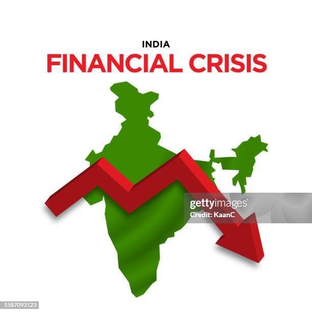 India Map With Falling Arrow Financial Stagnation Recession Crisis Business Crash Stock7555527827492684438.jpg